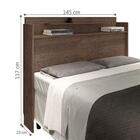 Cabeceira Casal Box Charlotte Chocolate