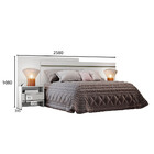 Cabeceira Casal Box Com 2 Mesas De Cabeceira Prime Novo Horiz