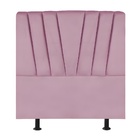 Cabeceira Casal Box De Cama Estofada 140 Cm Antonella Suede R