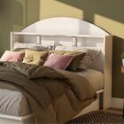 Cabeceira Casal Box Marie Com Prateleira Branco