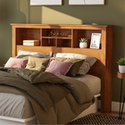 Cabeceira Casal Box Martina Com Prateleira Mel