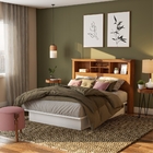 Cabeceira Casal Box Martina Com Prateleira Mel