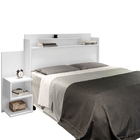 Cabeceira Casal Box Nicho Charlotte Branco