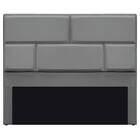 Cabeceira Casal Brick P02 140 Cm Para Cama Box Corano - Amare