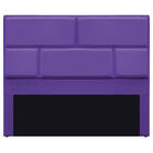 Cabeceira Casal Brick P02 140 Cm Para Cama Box Corano - Amare