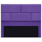 Cabeceira Casal Brick P02 140 Cm Para Cama Box Corano - Doce