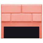 Cabeceira Casal Brick P02 140 Cm Para Cama Box Suede - Amaren