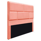 Cabeceira Casal Brick P02 140 Cm Para Cama Box Suede - Amaren