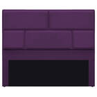 Cabeceira Casal Brick P02 140 Cm Para Cama Box Suede - Amaren