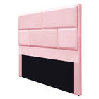Cabeceira Casal Brick P02 140 Cm Para Cama Box Suede - Doce S