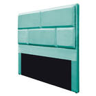 Cabeceira Casal Brick P02 140 Cm Para Cama Box Suede - Doce S