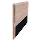 Cabeceira Casal Brick P02 140 Cm Para Cama Box Suede - Doce S