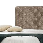 Cabeceira Casal Buona Notte Marrom Taupe