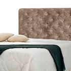 Cabeceira Casal Buona Notte Marrom Taupe