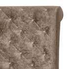 Cabeceira Casal Buona Notte Marrom Taupe