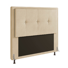 Cabeceira Casal Cama Box 140cm  Para Quarto Ametista Suede Be