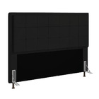 Cabeceira Casal Cama Box 140cm  Para Quarto Onix Suede M11 -