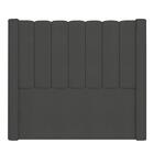 Cabeceira Casal Cama Box 140cm Claire Z04 Veludo Grafite - Mp