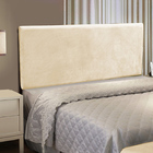 Cabeceira Casal Cama Box 140cm Painel Clean Suede M11 - D'ros