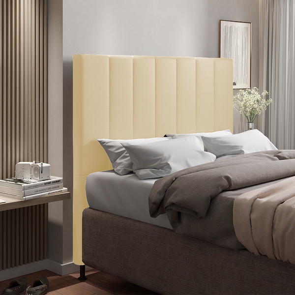 Cabeceira Casal Cama Box 140cm Para Quarto Malibu Sintético M