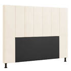 Cabeceira Casal Cama Box 140cm Para Quarto Malibu Suede M11 -