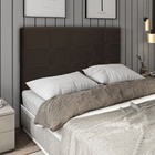 Cabeceira Casal Cama Box 140cm Slim - Móveis Roperi - Suede M