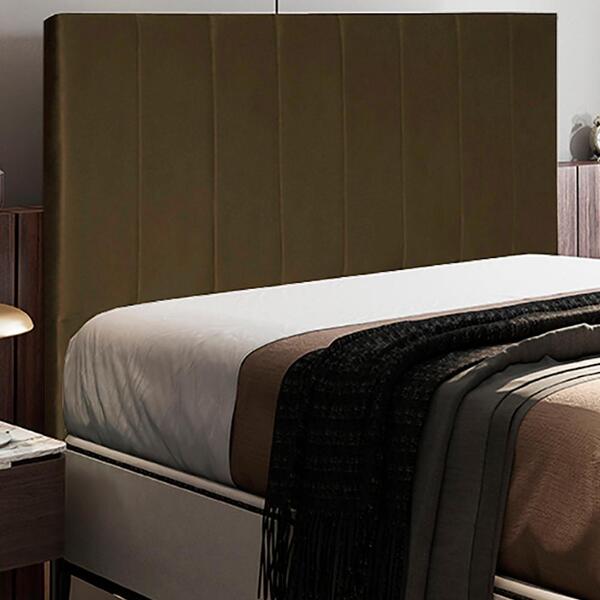 Cabeceira Casal Cama Box 140x128cm Jade Veludo Dc