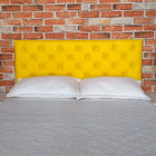 Cabeceira Casal Cama Box Capitonê Corino 140 X 60 Rbl Vermelho