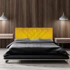 Cabeceira Casal Cama Box Estofada Módena Versatile Suede Amar