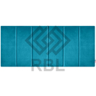 Cabeceira Casal Cama Box Estofada Módena Versatile Suede Azul