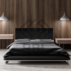 Cabeceira Casal Cama Box Estofada Módena Versatile Suede Pret