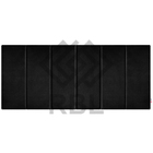 Cabeceira Casal Cama Box Estofada Módena Versatile Suede Pret