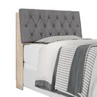 Cabeceira Casal Capitonê Amarula Cinza