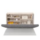 Cabeceira Casal Capitonê Amarula Cinza