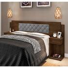 Cabeceira Casal Capitonê Malbec Cinza