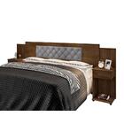 Cabeceira Casal Capitonê Malbec Cinza