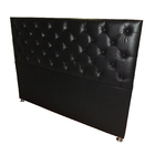 Cabeceira Casal Capitone Preto 140x120 Rbl