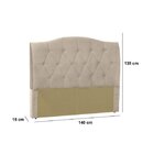 Cabeceira Casal Colony   Bege