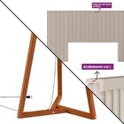 Cabeceira Casal Com 2 Luminárias De Chão Off White Linea Bras