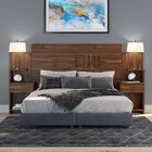 Cabeceira Casal Com 2 Mesas  Wengue