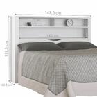 Cabeceira Casal Com Baú Saint Branco