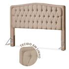 Cabeceira Casal Com Capitonê Bege Costa Rica Atraente