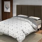 Cabeceira Casal Com Entrada Usb Chocolate