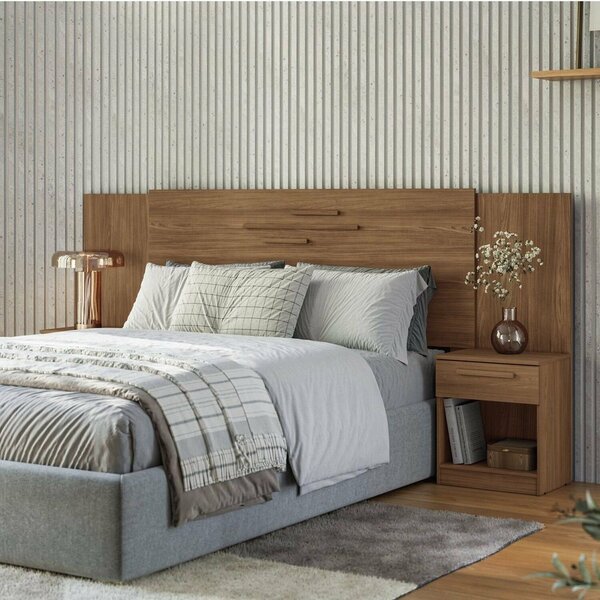 Cabeceira Casal Com Gavetas Mdp Loanda Jatobá