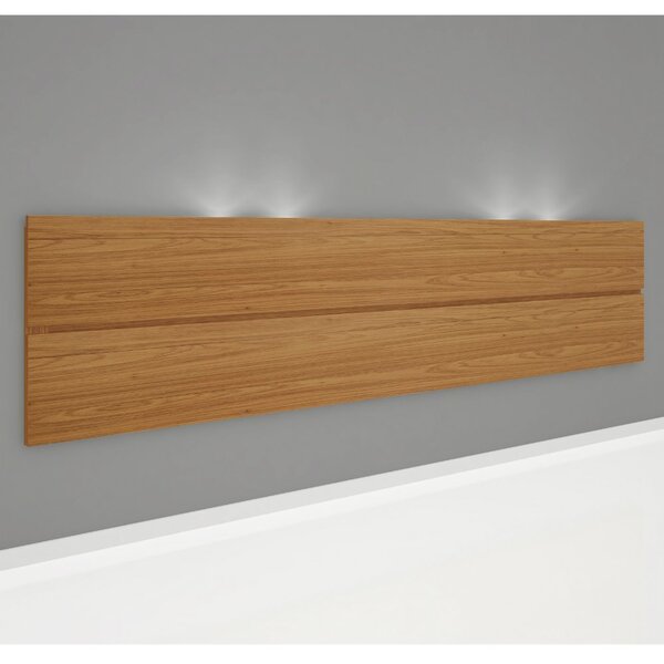 Cabeceira Casal Com Led Em Mdf 270 Cm W362l Dalla Costa