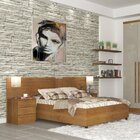 Cabeceira Casal Com Mesas De Apoio 6 Gavetas Veronna Tcil Móv