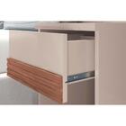 Cabeceira Casal Com Mesas De Apoio E Led Bourbon 2 Gv Areia E