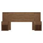 Cabeceira Casal Com Mesas De Apoio E Led Bourbon 2 Gv Jatobá