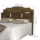 Cabeceira Casal Cometa Castanho