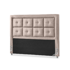 Cabeceira Casal Cristal 1,58 Bege